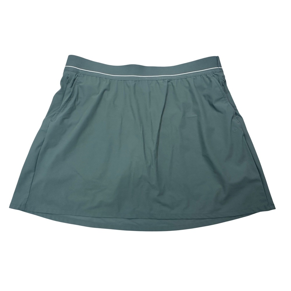 SOYBU Womens Skort‎ XL EG Athletic Tennis Golf Skirt Built in Shorts Green